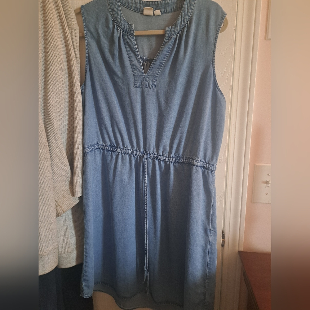 GAP Sleevless Tencel Dress